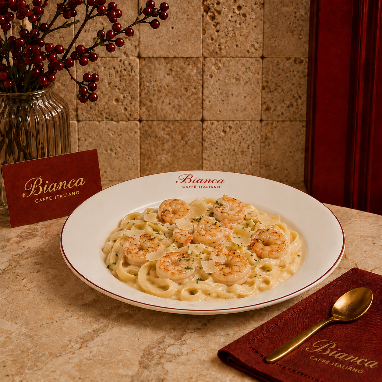 Shrimp Alfredo Pasta